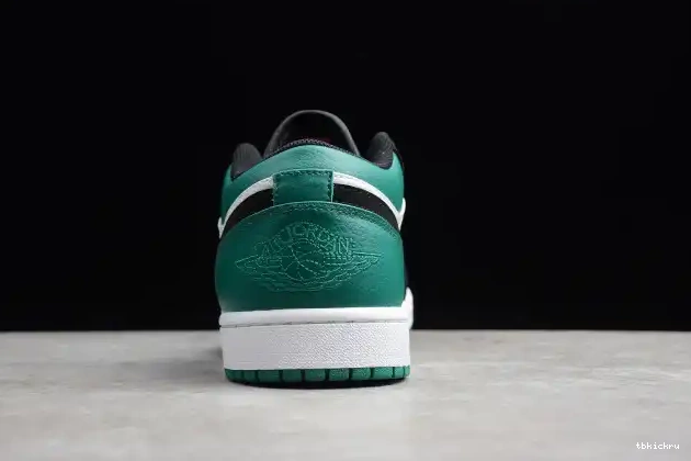Rep TBkick White Jordan Green 553558-113 Air 1 Mystic Low Black 0620